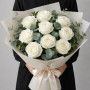 9 белых роз фото 2